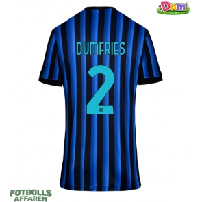 Inter Milan Denzel Dumfries #2 Hemmatröja Kvinnor 2025-26 Kortärmad
